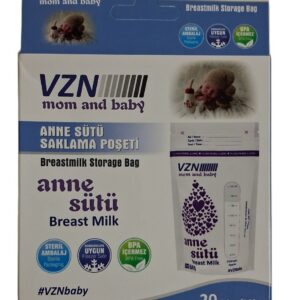 VZN Mom and Baby Anne Sütü Saklama Poşeti 20 Adet