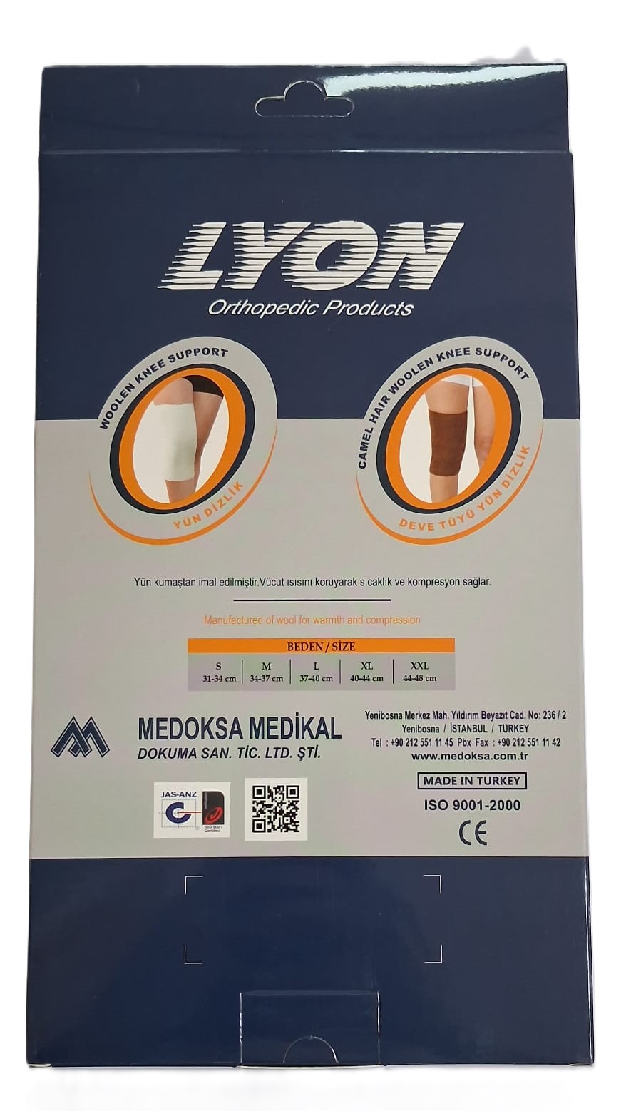 Lyon Yün ve Deve Tüyü Yün Dizlik SG 005 - Görsel 2