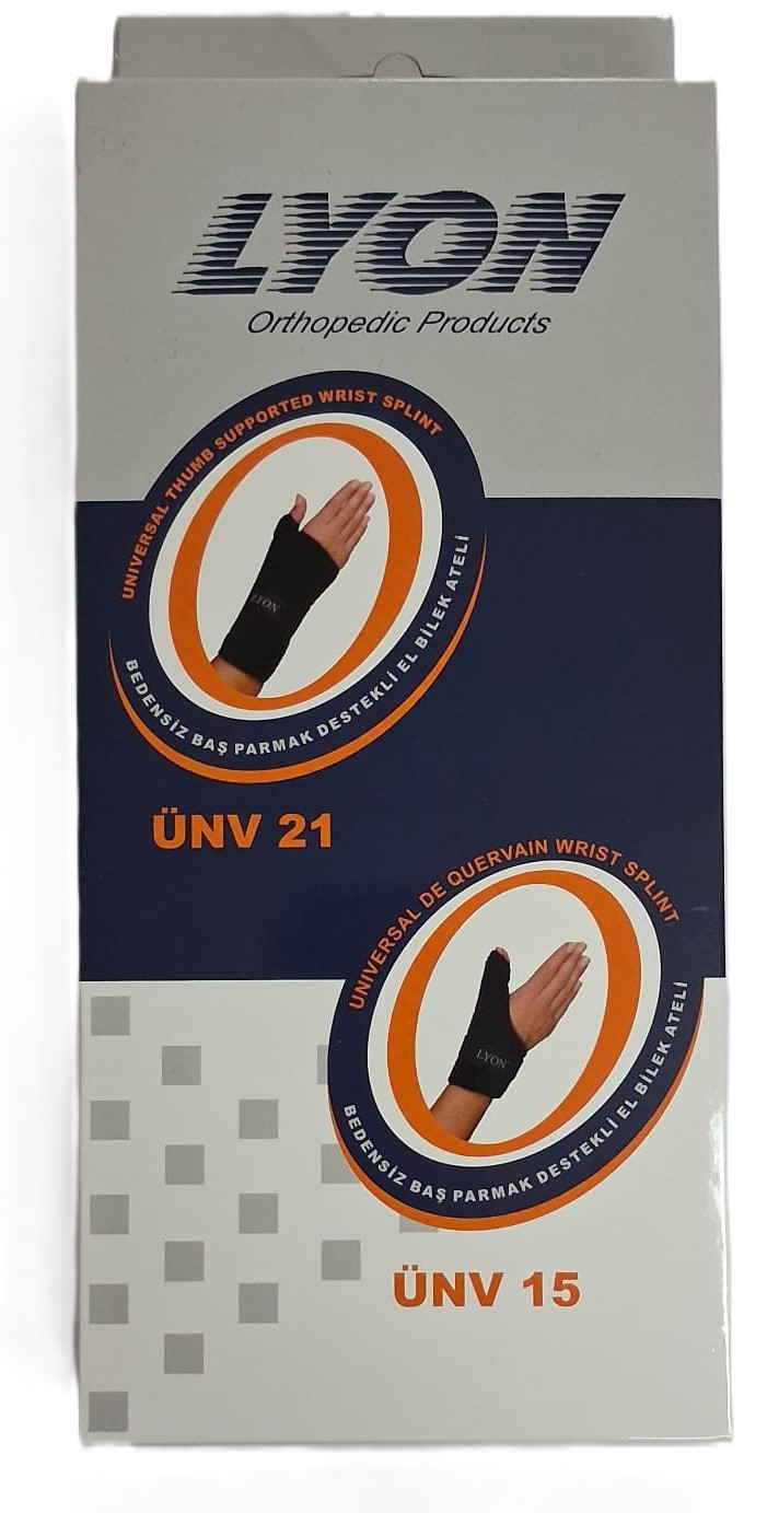 Lyon ÜNV 21 - ÜNV 15 Bedensiz Baş Parmak Destekli El Bilek Ateli