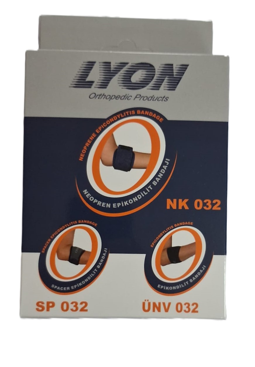 Lyon NK 032 - SP 032 - ÜNV 032 Neopren Epikondilit Bandajı