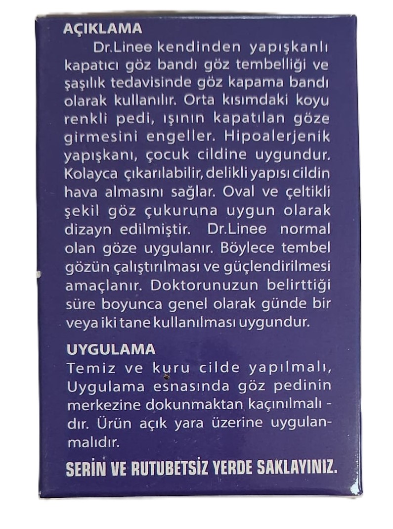Dr. Linee Yapışkanlı Oval Göz Bandı Yetişkin - Görsel 2