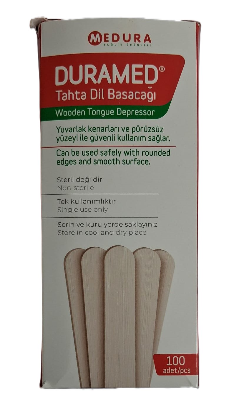 Duramed Medura Tahta Dil Basacağı 100 Adet - Görsel 2