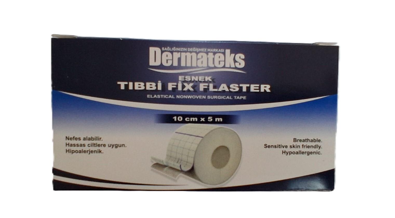 Dermateks Esnek Tıbbi Fix Flaster 10 cm x 5 m