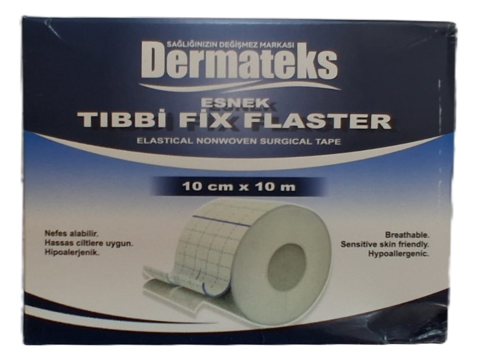 Dermateks Esnek Tıbbi Fix Flaster 10 cm x 10 m