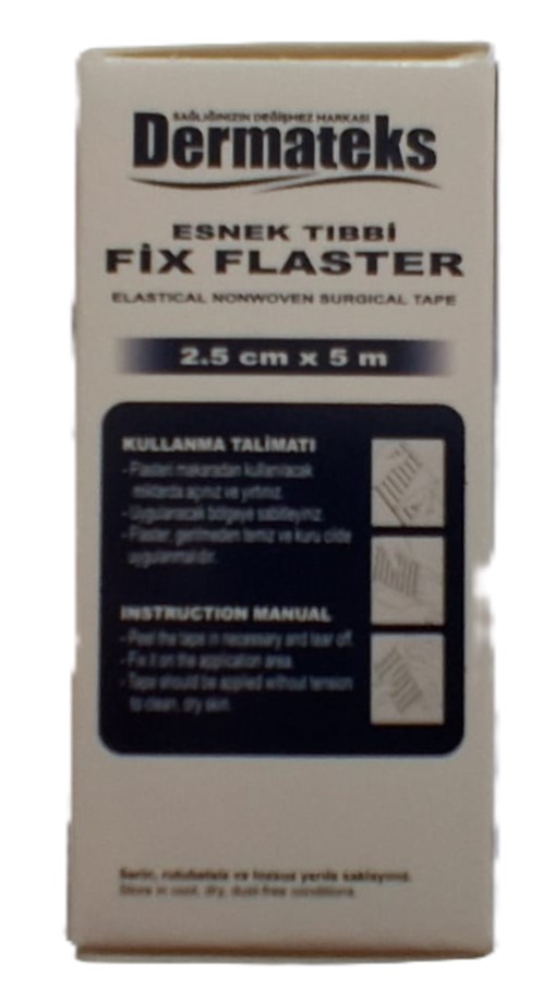 Dermateks Esnek Tıbbi Fix Flaster 2.5 cm x 5 m - Görsel 2