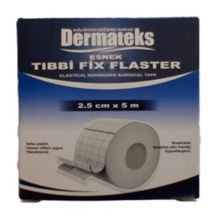 Dermateks Esnek Tıbbi Fix Flaster 2.5 cm x 5 m