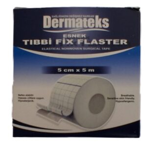 Dermateks Esnek Tıbbi Fix Flaster 5 cm x 5 m