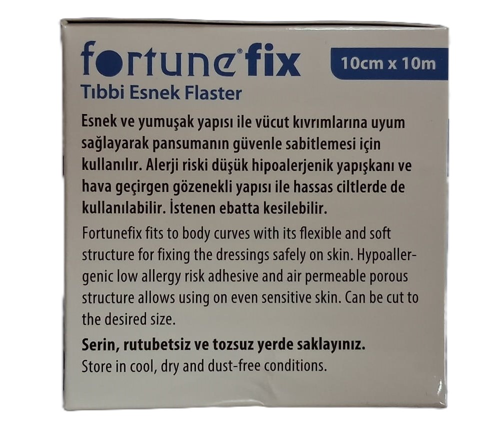 Fortune Fix Kuteks Tıbbi Esnek Flaster 10 cm x 10 m - Görsel 2