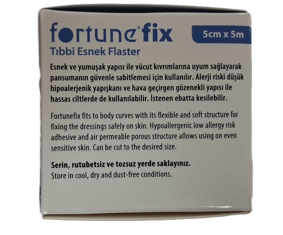 Fortune Fix Kuteks Tıbbi Esnek Flaster 5 cm x 5 m - Görsel 2