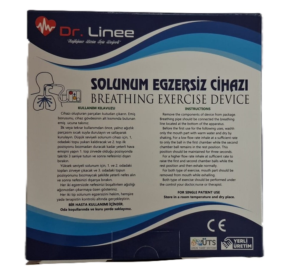 Dr. Linee Triflo Solunum Egzersiz Cihazı - Görsel 2