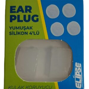 Elipse Yumuşak Silikon Kulak Tıkacı 4'lü Kulak Koruyucu