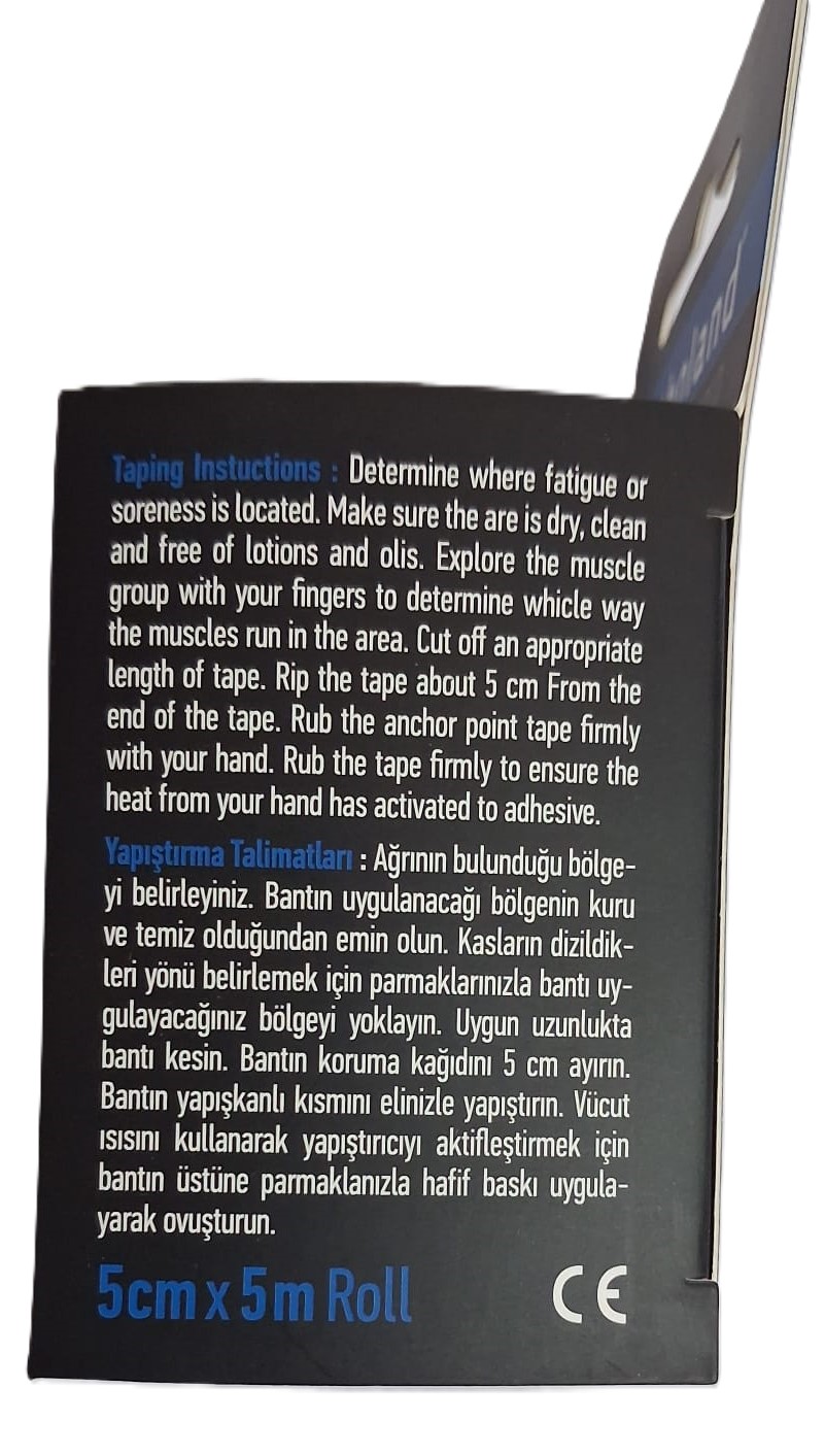 Ortholand Kinezyoloji Bandı Sporcu Kas Ağrı Bandı Kinesio Tape - Görsel 2