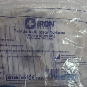 IRON MEDICAL T-Musluklu İdrar Torbası 2000 ml