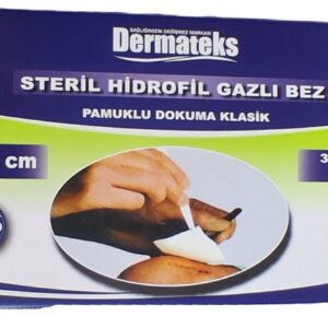 Dermateks Steril Hidrofil Gazlı Bez 30 x 80 cm 150 Ade