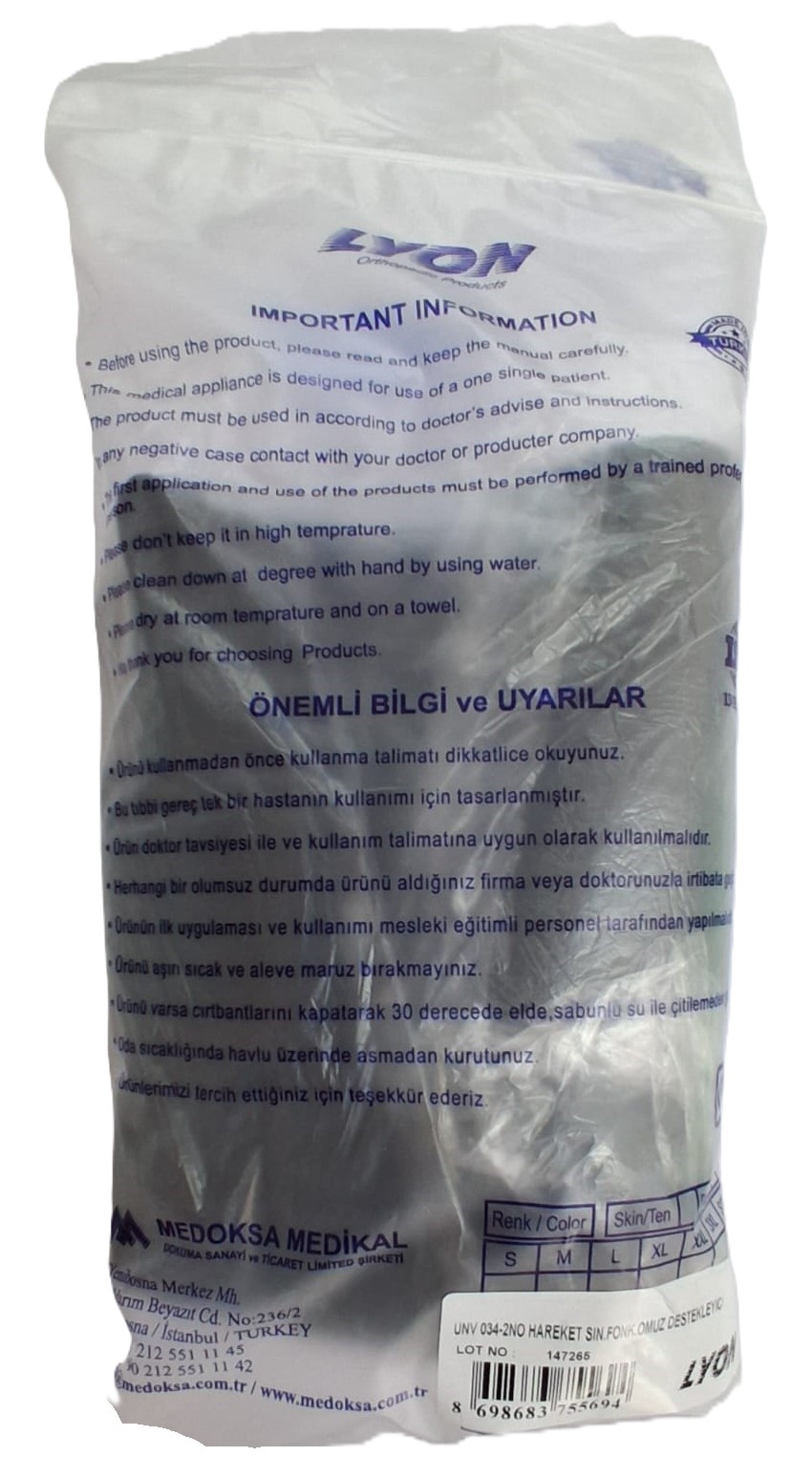 Lyon Omuz ve Klavikula Destekleyici No: 2 - Görsel 2