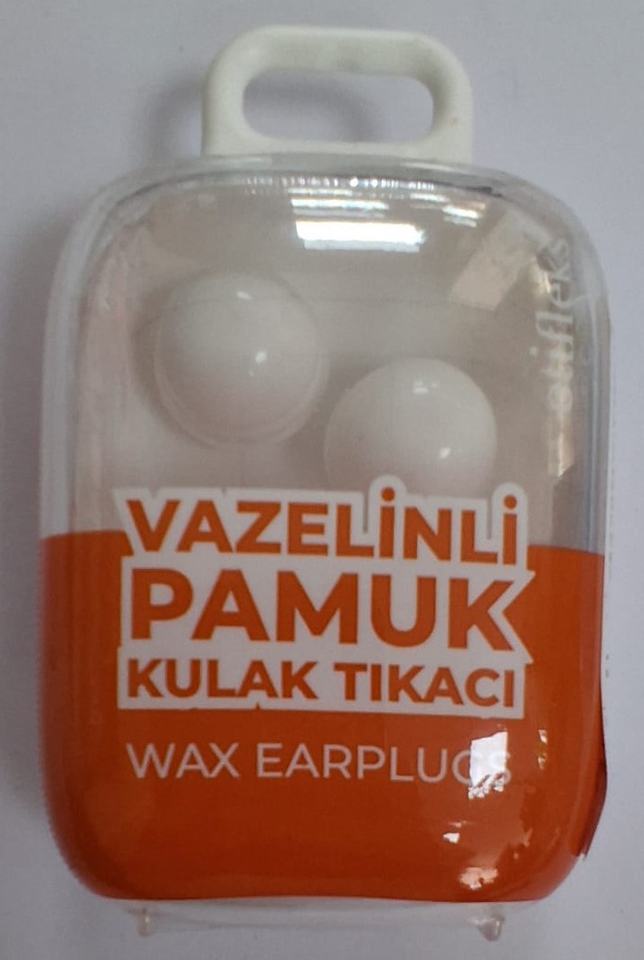 Otifleks Vazelinli Pamuk Kulak Tıkacı Wax Earplugs