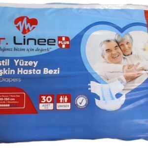 Dr. Linee Plus Tekstil Yüzey Yetişkin Hasta Bezi 30 Adet