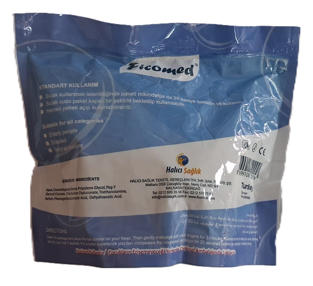 Ficomed Hijyenik Saç Yıkama Bonesi - Görsel 2